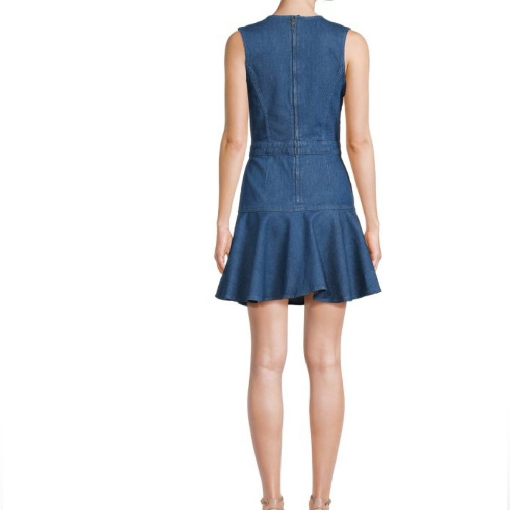 7 For All Mankind Blue Sleeveless Sundress Mini